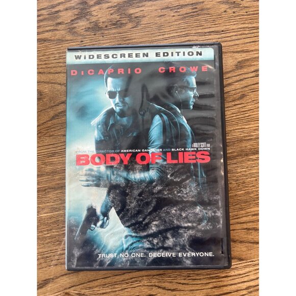 Body Of Lies 2008 DVD Action Thriller Leonardo DiCaprio Russell Crowe Pre-Owned - Picture 1 of 4